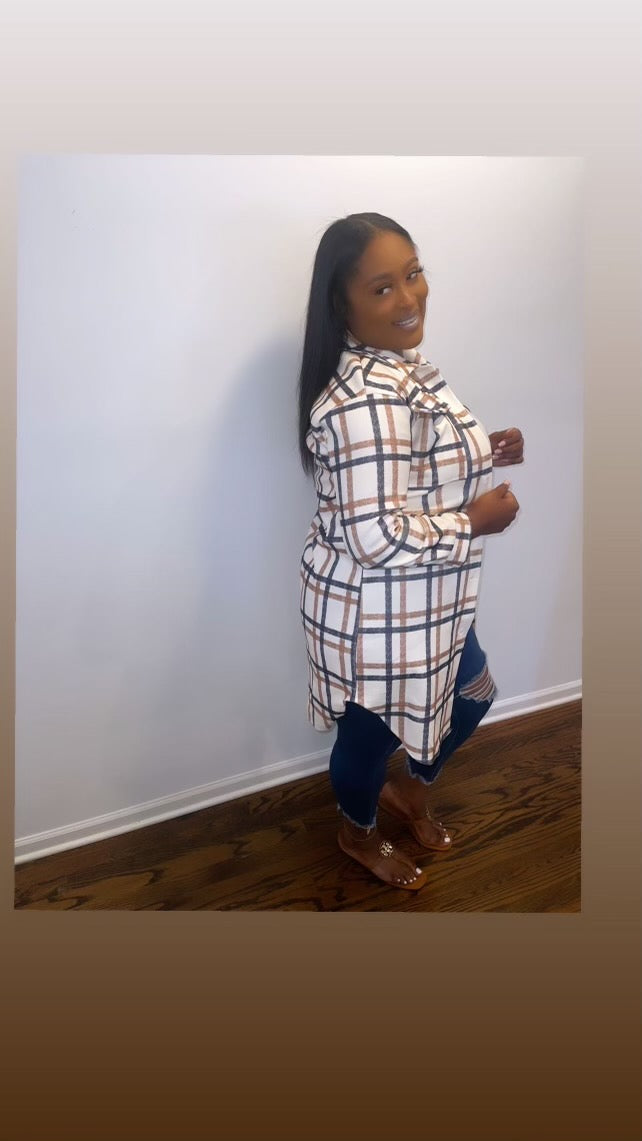 Fall in Love Plaid Jacket